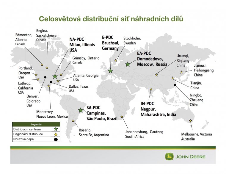 Světová distribuční síť